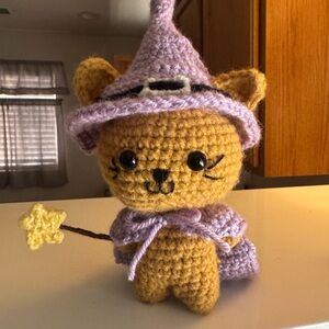 Amigurumi Wizard Cat